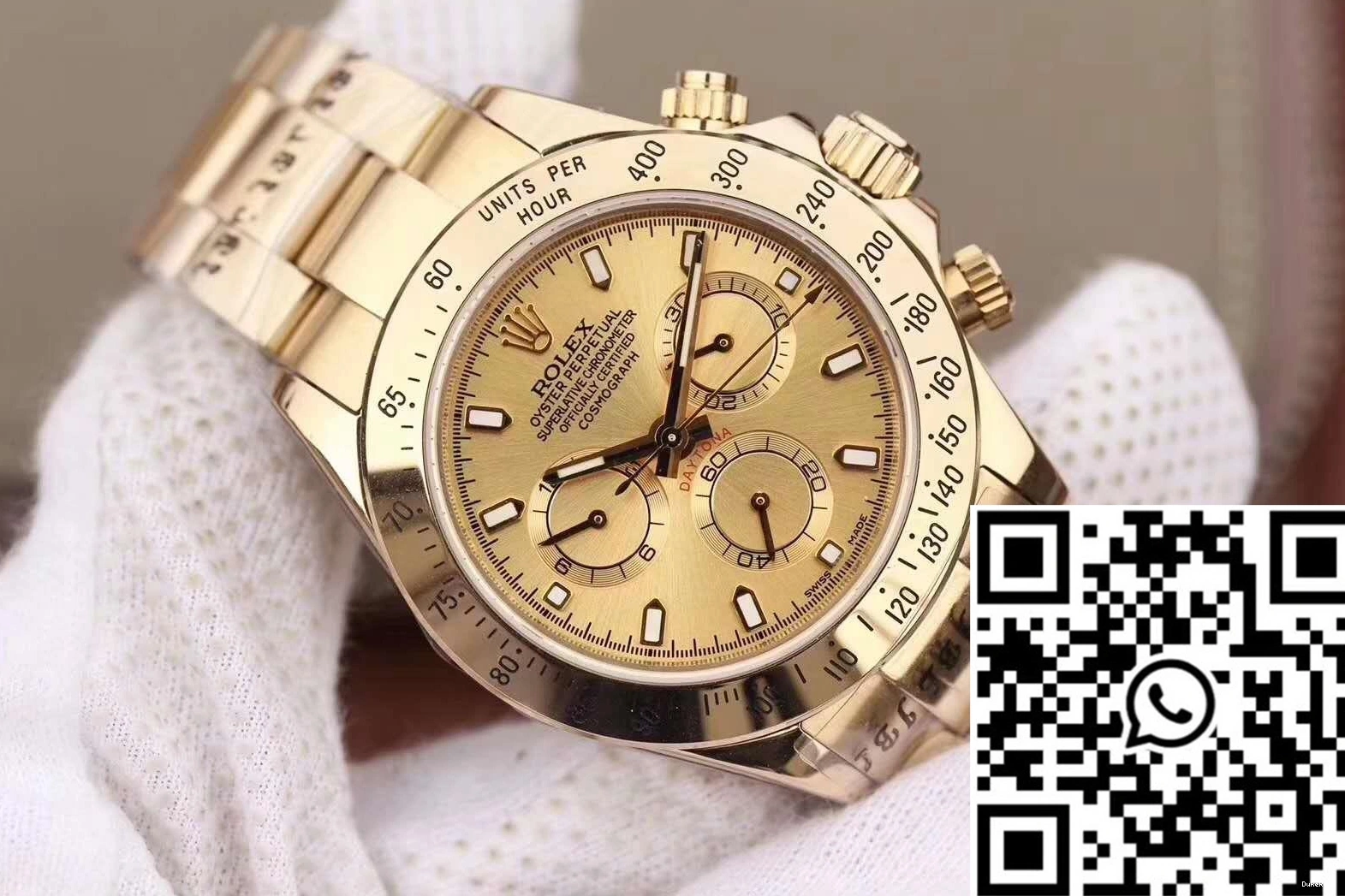Cosmograph 116503 JH Rolex Dial Factory Gold Daytona 0920